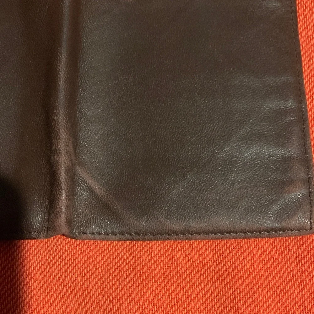 Sophisticated Dark Brown Soft Leather Vertical Wallet